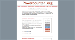 Desktop Screenshot of powercounter.org