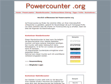 Tablet Screenshot of powercounter.org